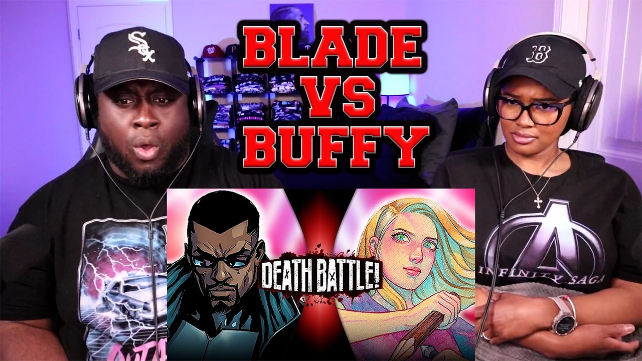 Kidd and Cee Reacts To Blade VS Buffy (Marvel VS Buffy the Vampire Slayer) | DEATH BATTLE!
