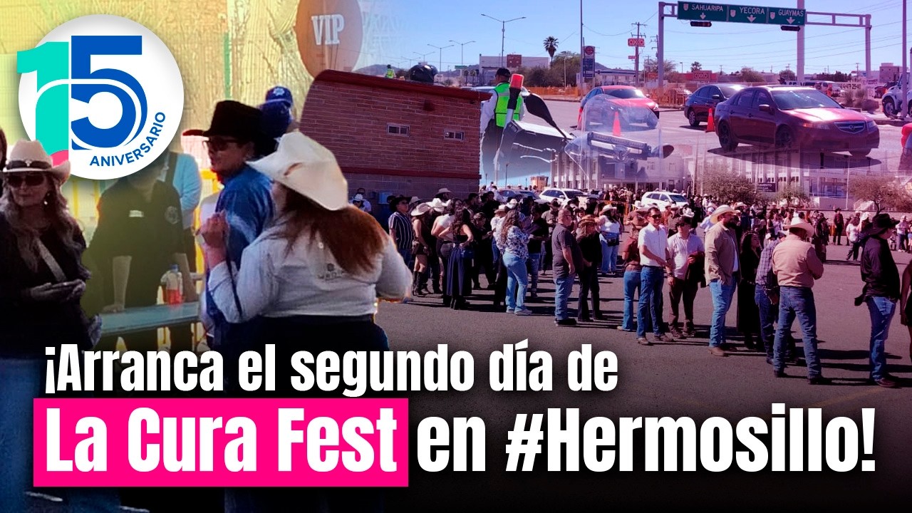 ¡Vámonos pa'l segundo día de La Cura Fest en Hermosillo!... Iniciamos con su Majestad La Brissa
