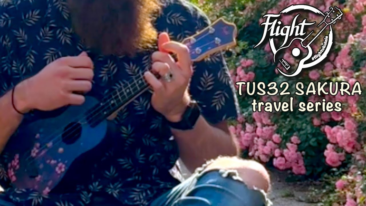 Flight TUS32 Sakura travel series ♬ UKULELE TEST ♬