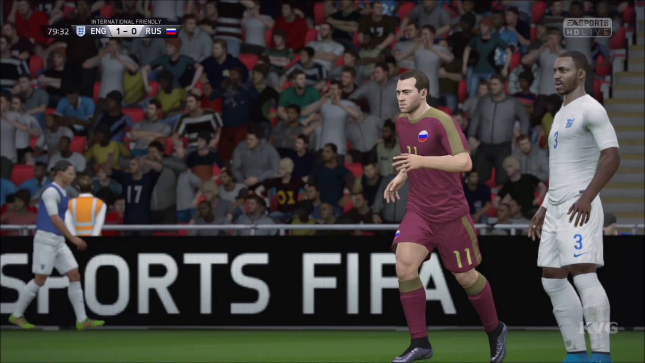 FIFA 16 - UEFA Euro 2016 - England vs Russia | Gameplay (HD) [1080p60FPS]