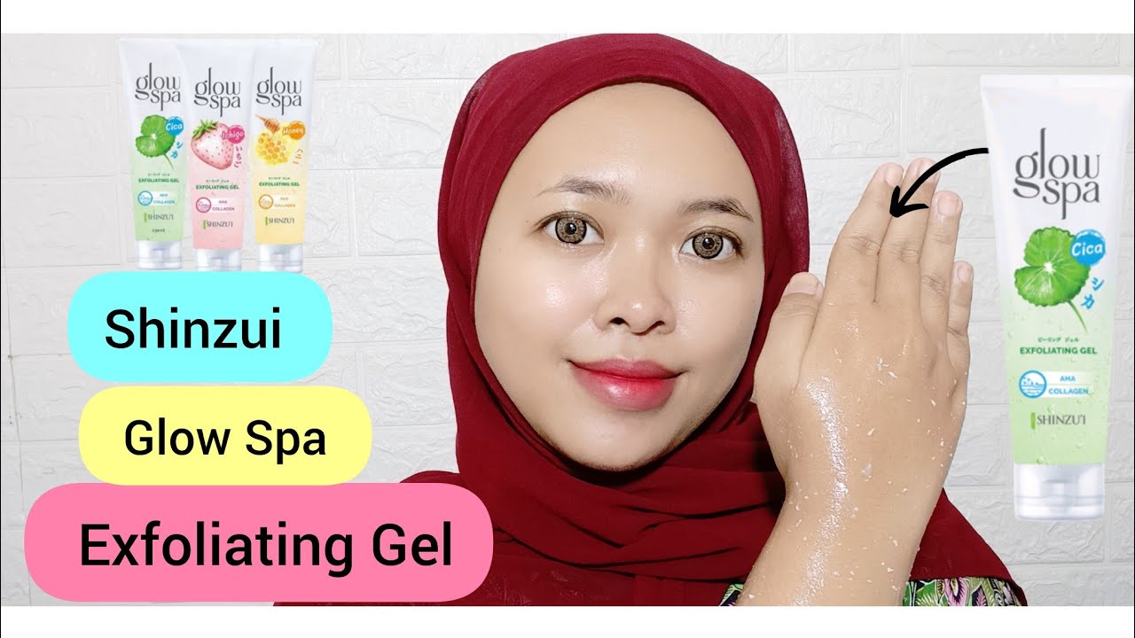 Review SHINZUI Glow Spa Exfoliating Gel - Peeling Gel | By Vapinka Makeup