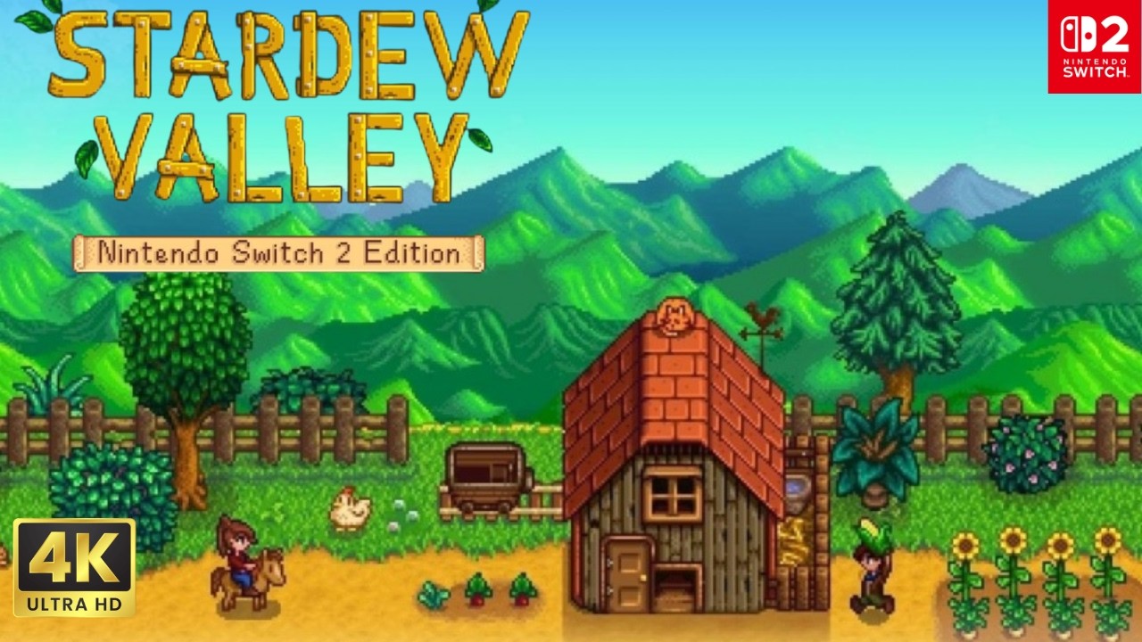 Stardew Valley: Gameplay de Inicio no Nintendo Switch 2 em 4K PT-BR