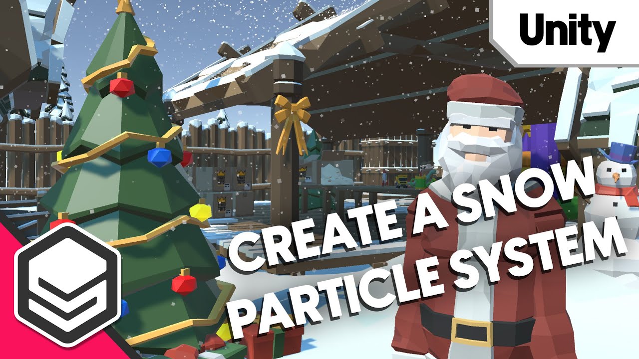 Создание системы частиц снега в Unity (урок) от #SyntyStudios