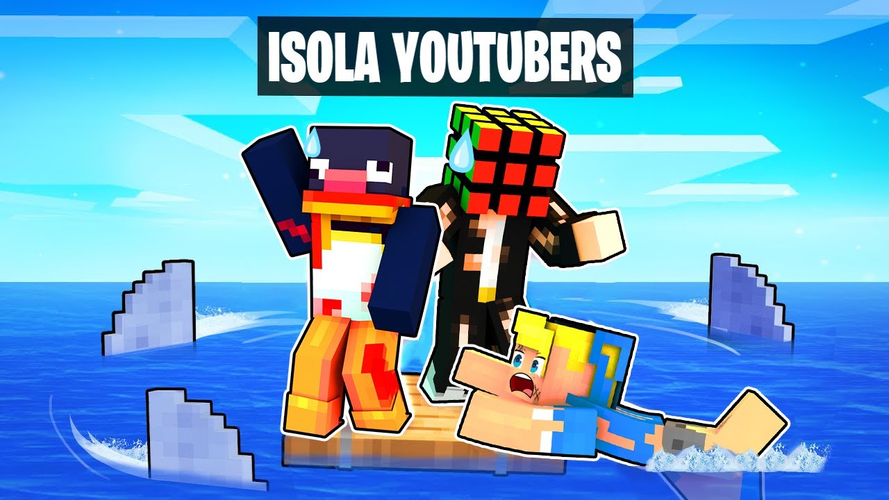 L'ISOLA DEGLI YOUTUBERS È MALEDETTA!!! *MINECRAFT*