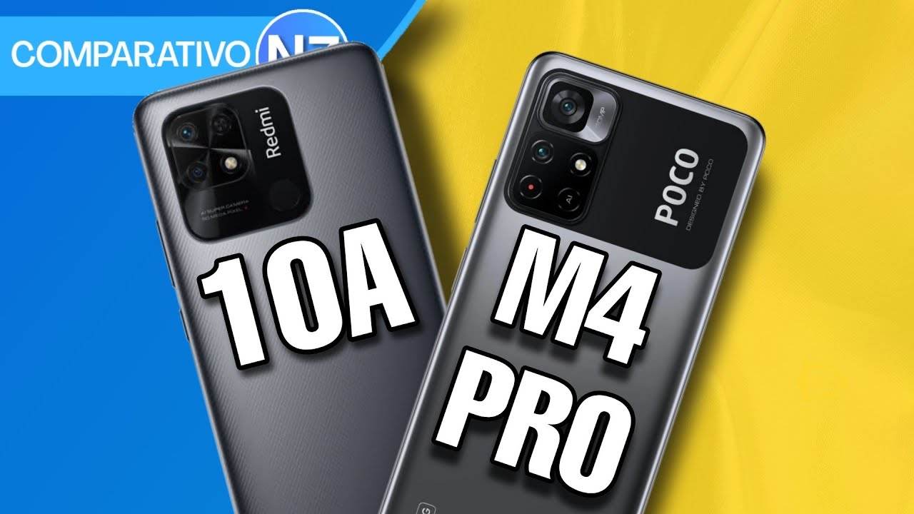REDMI 10A VS POCO M4 PRO | Comparativo
