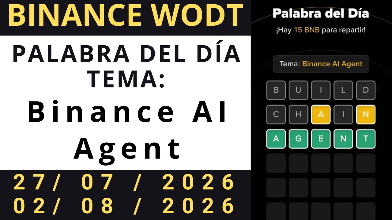 Binance AI Agents WOTD ✅ Respuestas Palabra del Dia 🔥 Binance WODL