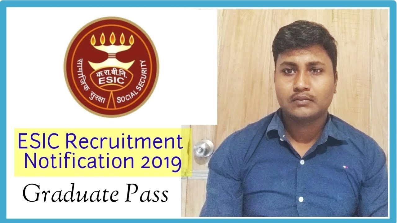 ESIC Stenographer Recruitment Notification 2019 | How to Apply All Details | StudywithSouvik