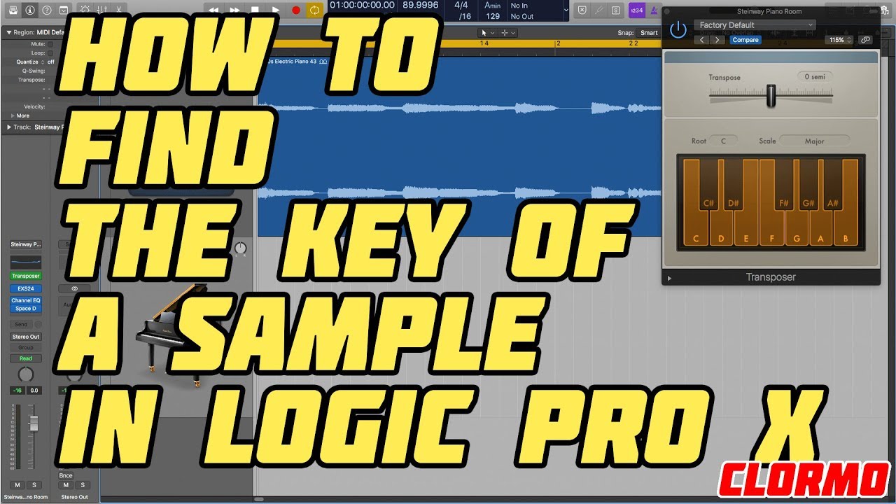 How to Find the Key of a Sample (Logic Pro X Tutorial)