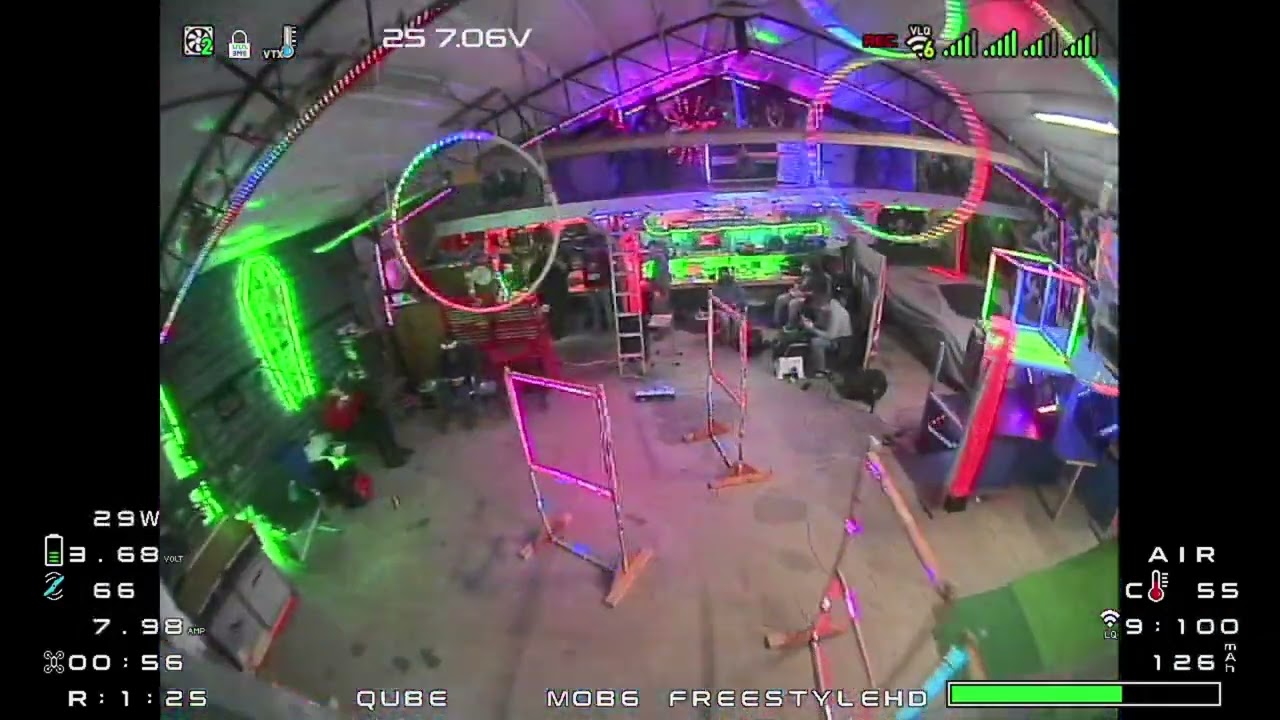 Haunted Whoop House с HDZero Mobula6 Freestyle HD
