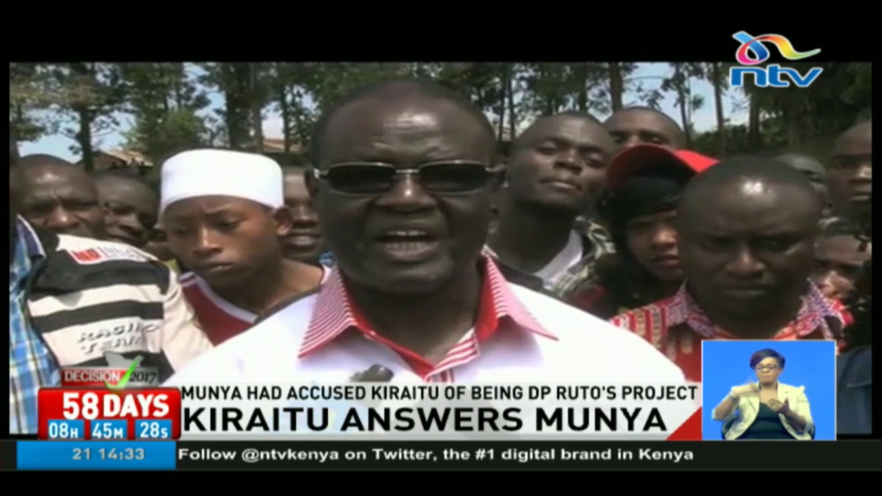 Meru senator Kiraitu Murungi says he is no one's project