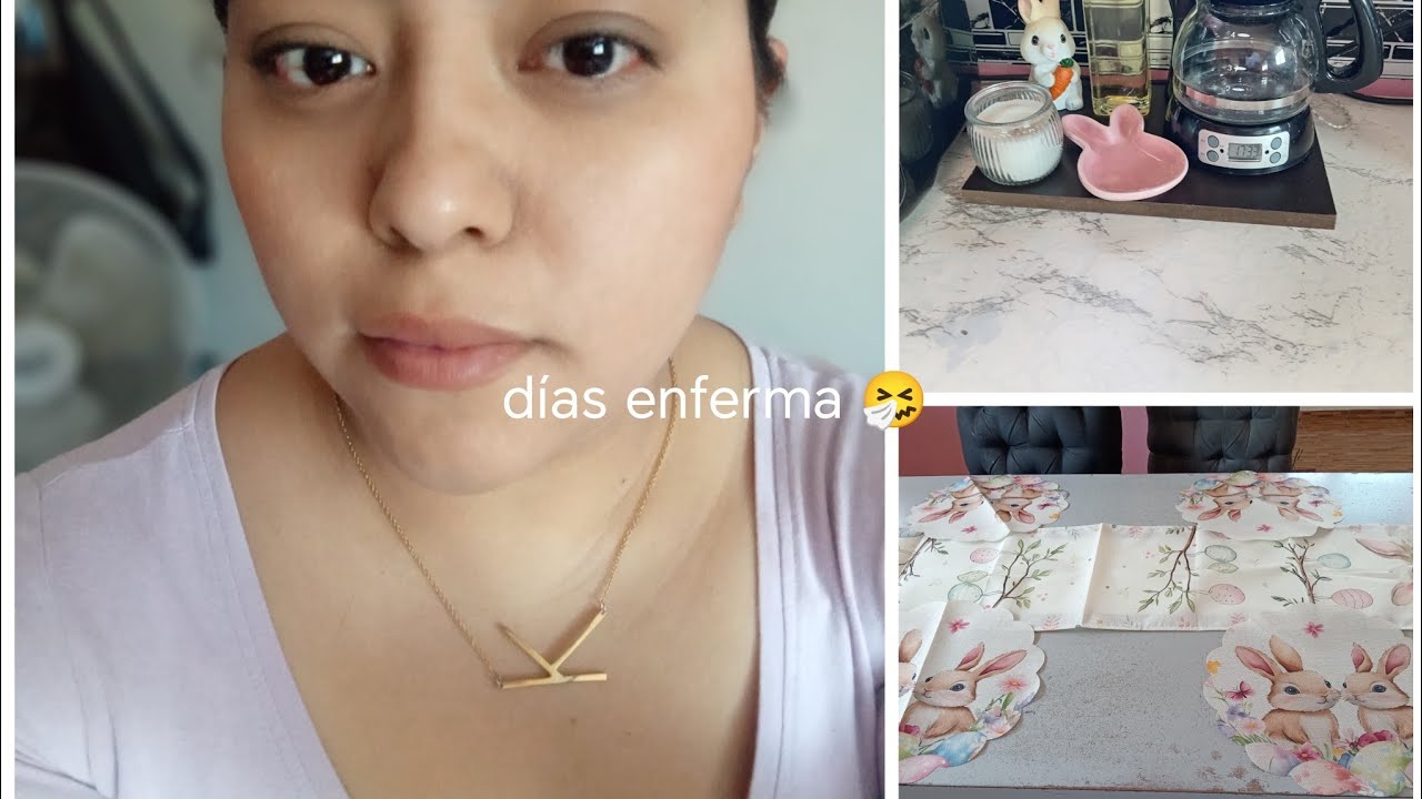 Nuevamente andamos enfermos 🤧🤧/decoración de primavera 🌼