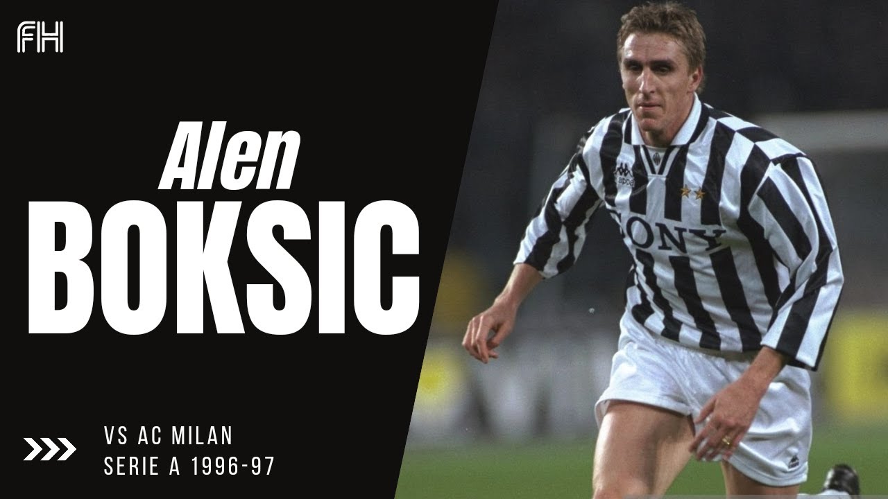 Alen Boksic ● Skills ● Juventus 0-0 AC Milan ● Serie A 1996-97