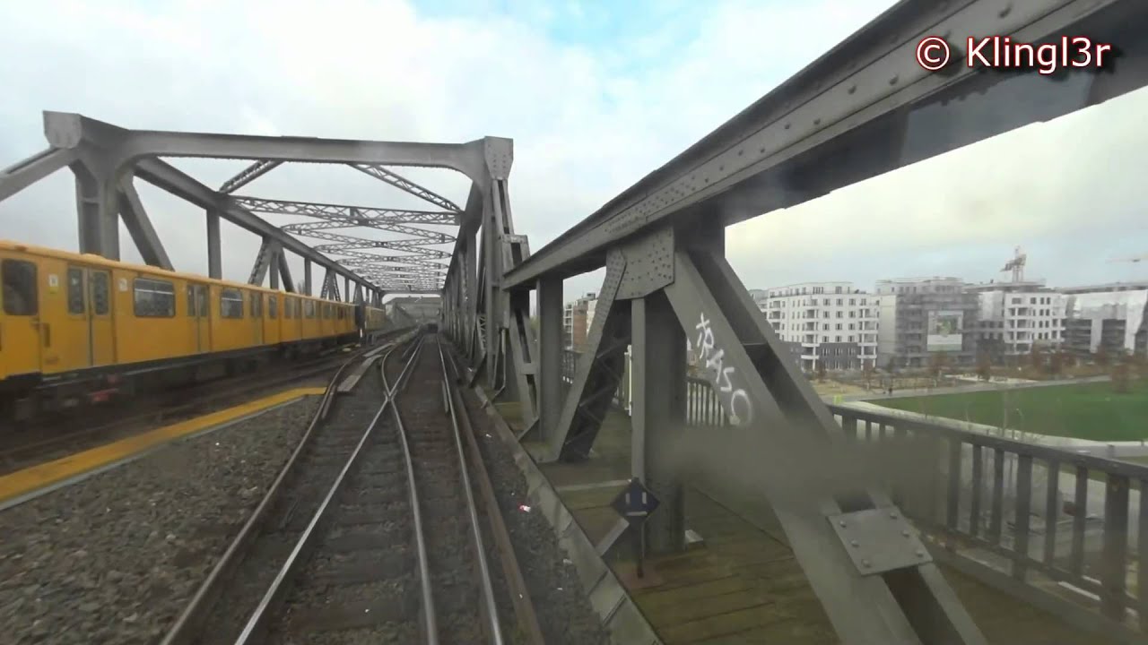 Führerstandsmitfahrt U-Bahn Berlin U1 Cab ride Warschauer Straße - Uhlandstraße [1080p60]