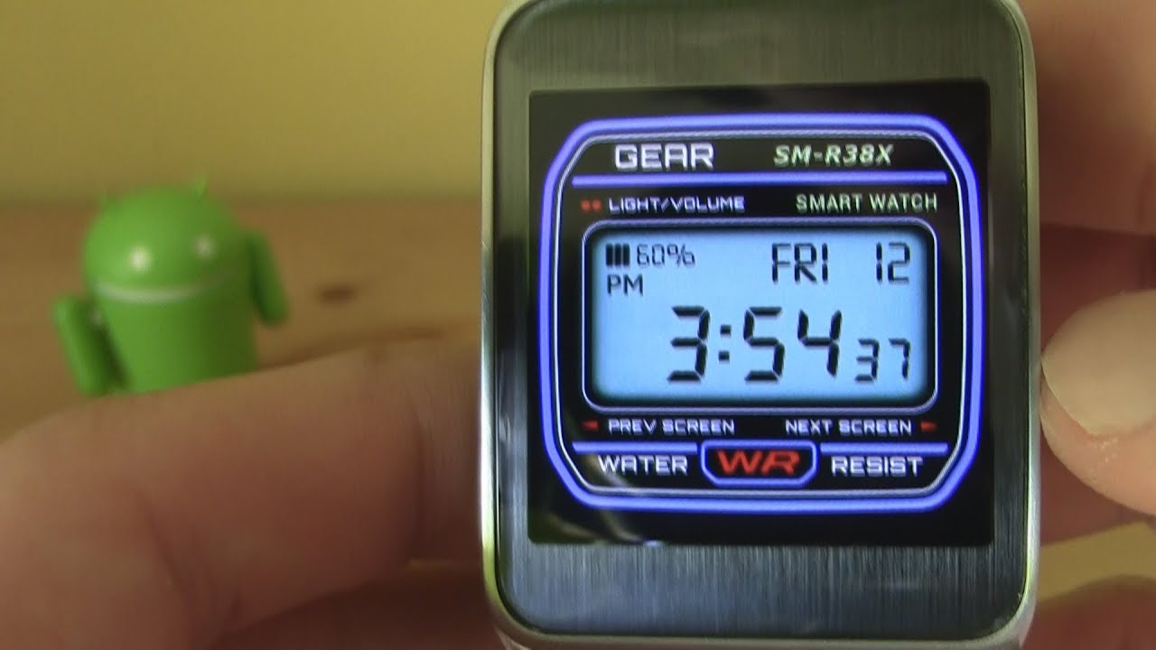 Casio Electronic Watch for Gear 2 / Neo! Clock face Review