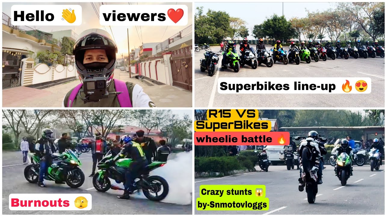 Highway Massala Superbikes 😍 (Sunday Ride) R15 V3 VS Honda CBR 150 🔥