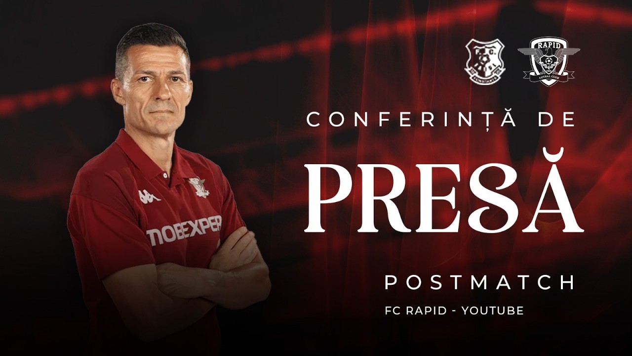 🎥 Constantin Gâlcă, după Farul - Rapid  🎙️ #CONFERINȚĂDEPRESĂ