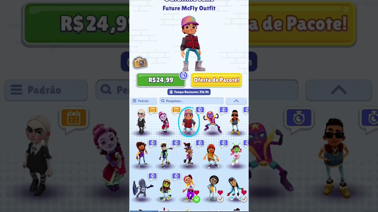 Queria Conseguir Personagens Pagos No Subway Surfers 🥺🥺
