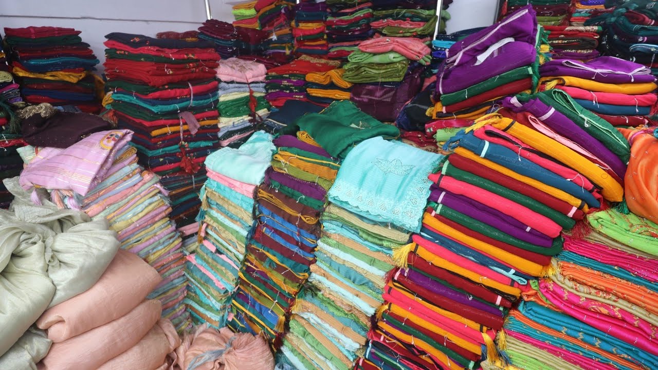 zalar lace border Saree manufacturer |🏭Manufacturing saree lot mix | Factory Saree lot mix #saree