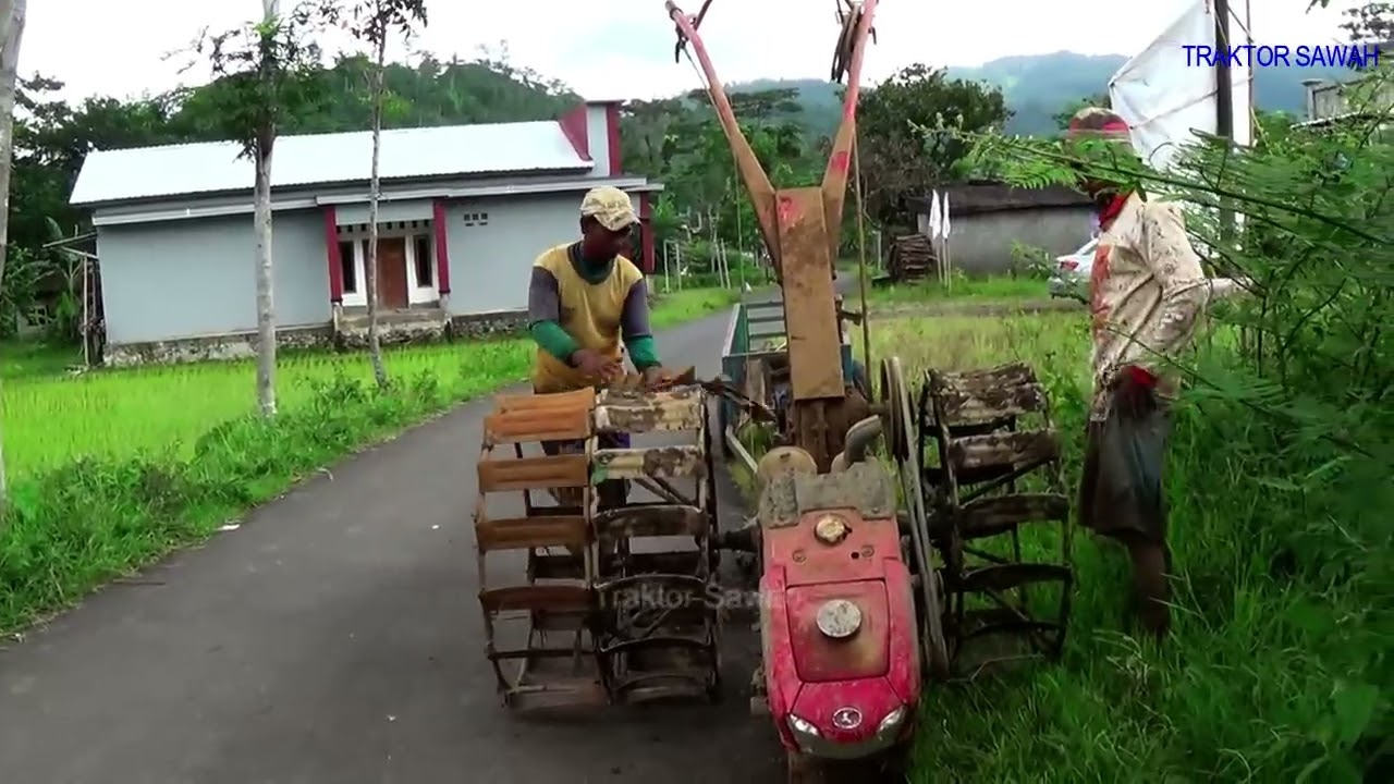 Ada yang Tauuu...?? Kenapa Traktor Sawah Rodanya Harus di Dobel..?? (Tractor Double Wheel)