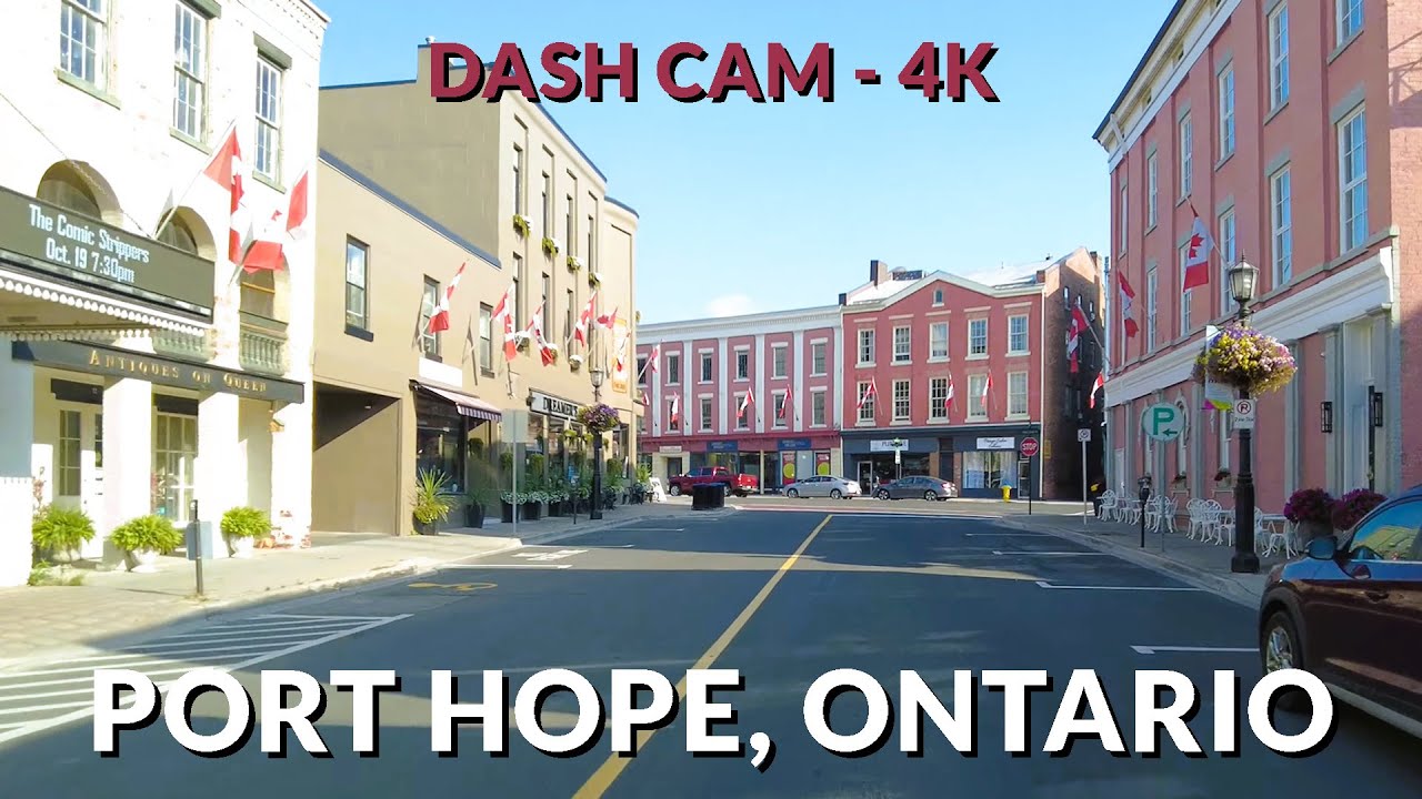 Discover Port Hope, Ontario in 4K | Scenic Drive through Quaint Heritage Town