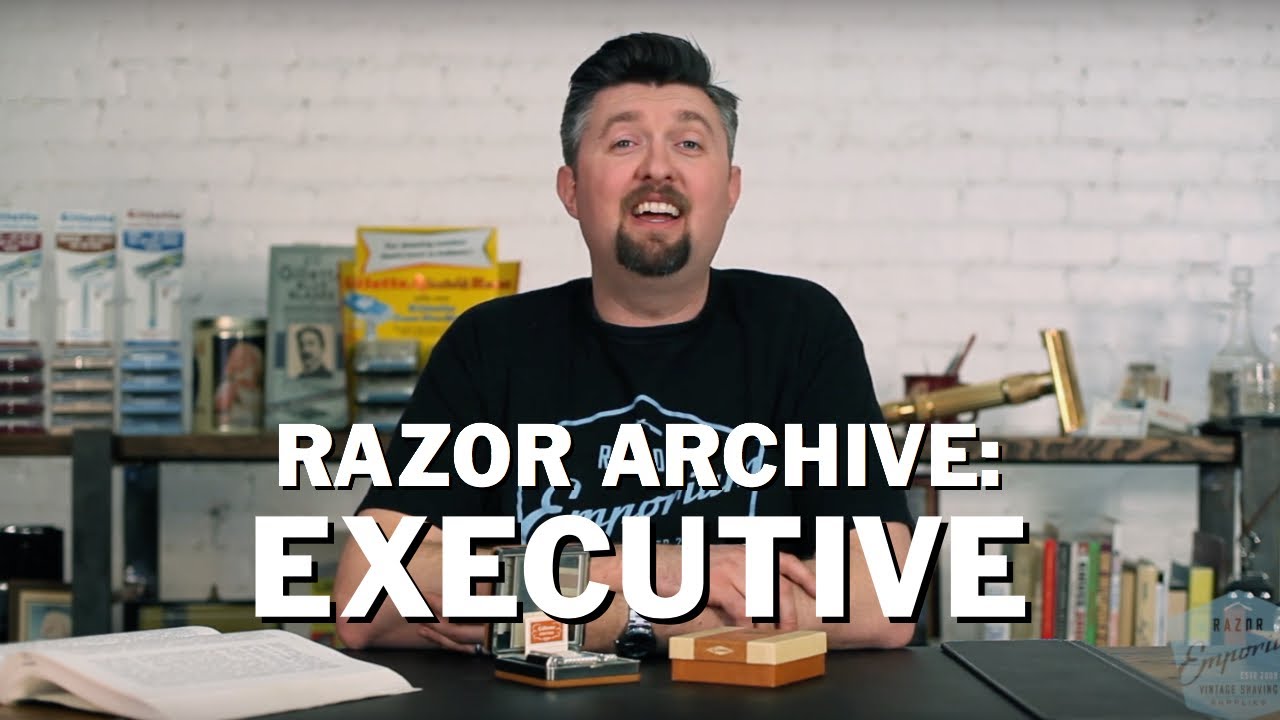 Razor Archive Series: Gillette Executive One Piece TTO Double Edge Safety Razor (Matt's Favorite!)