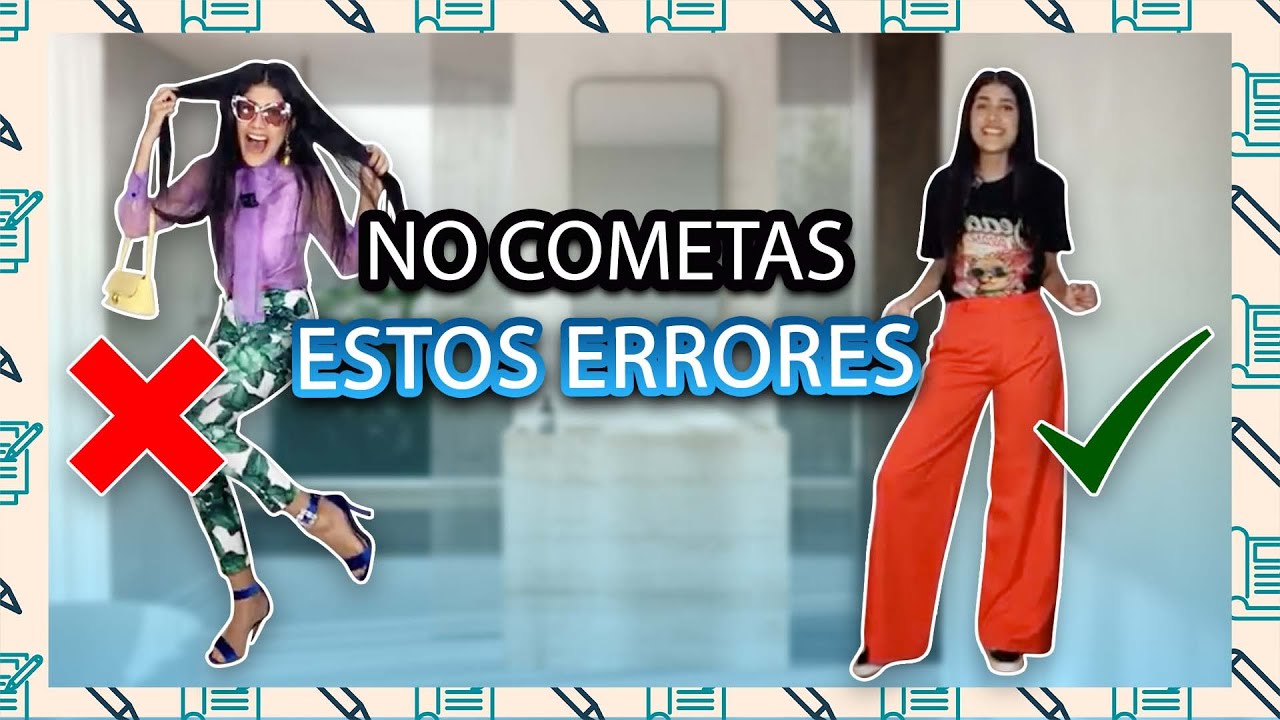 ❌5 ERRORES DE MODA