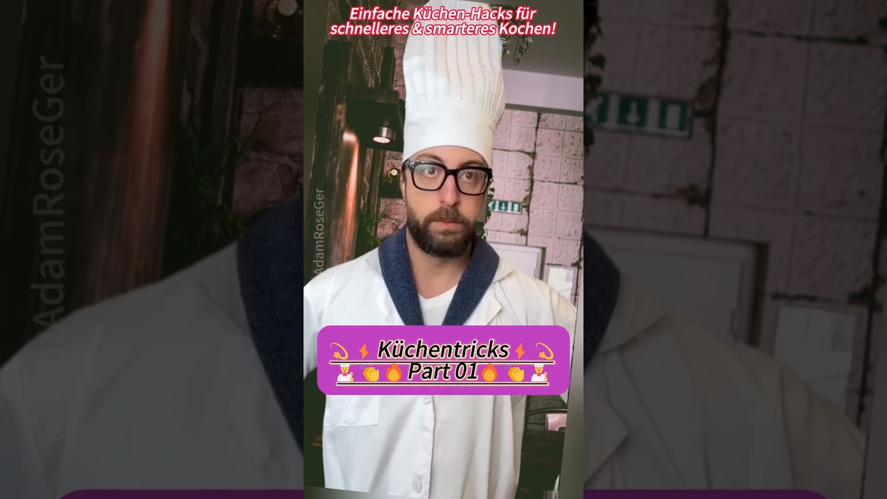 Einfache K&uuml;chen-Hacks f&uuml;r schnelleres & smarteres Kochen P1! #Lebenstipps #Lebenshacks #K&uuml;chenhacks