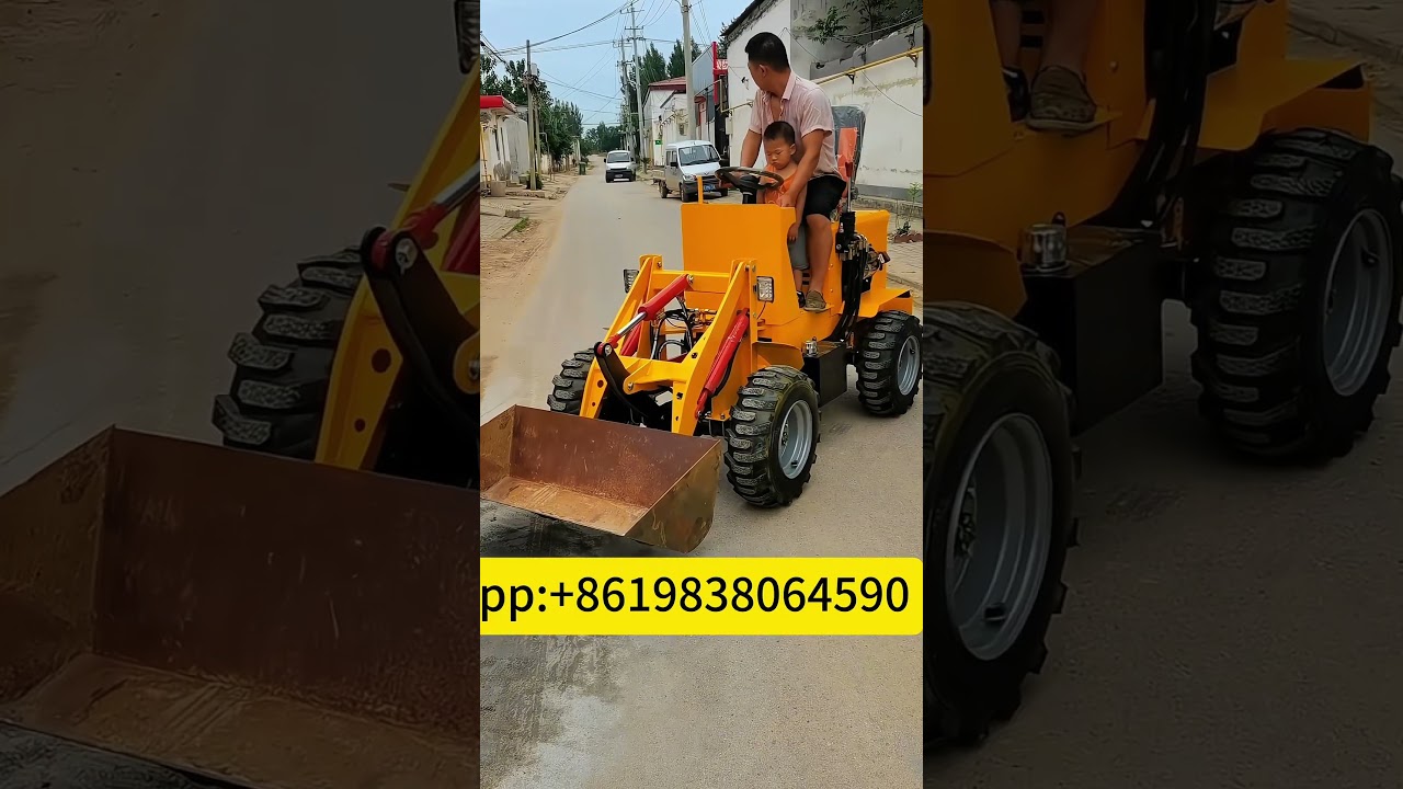 Household agricultural small loader. #Loader #SmallLoader #Forklift #MadeinChina