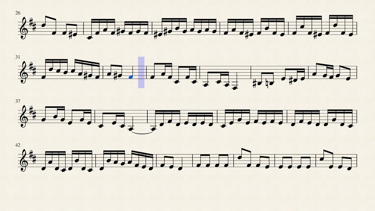 Badinerie Clarinet by JS Bach