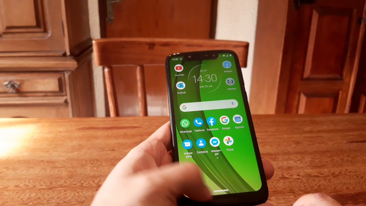 Moto G7 play - controle de gestos com Android 10