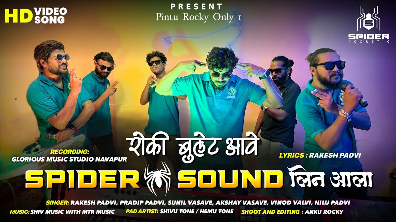 रोकी बुलेट आवे SPIDER SOUND लिन आला | NEW TIMLI SONG  | ROCKY STAR BAND 2025/26
