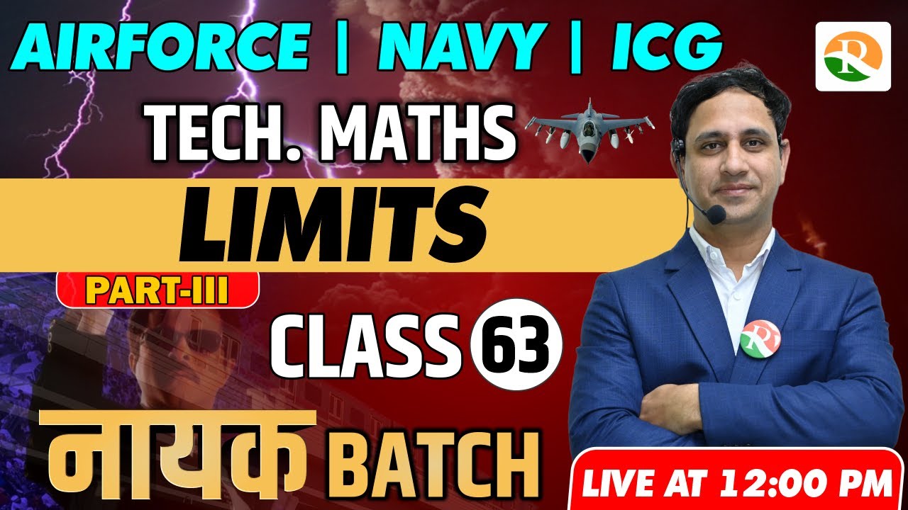Limits -3 for Airforce, Navy | Airforce Maths classes | Airforce Maths Classes 2023 | Airforce