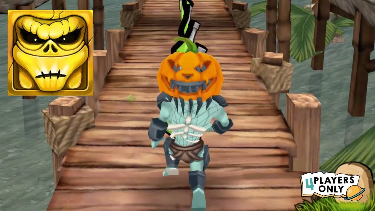 Zombie Run HD #18 | PREDATORZ Halloween Hat in old temple cemetery! By RetroStyle Games