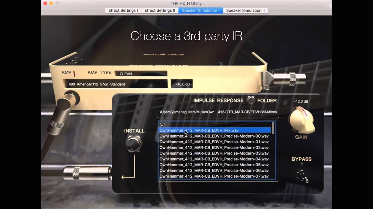 THR Head Utility Software