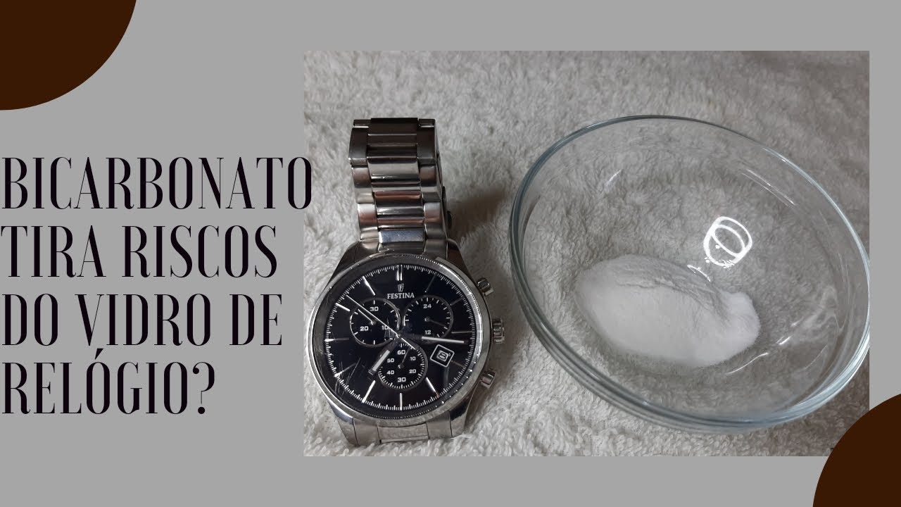 Bicarbonato de Sódio, Tira Risco do Vidro de Relógio?