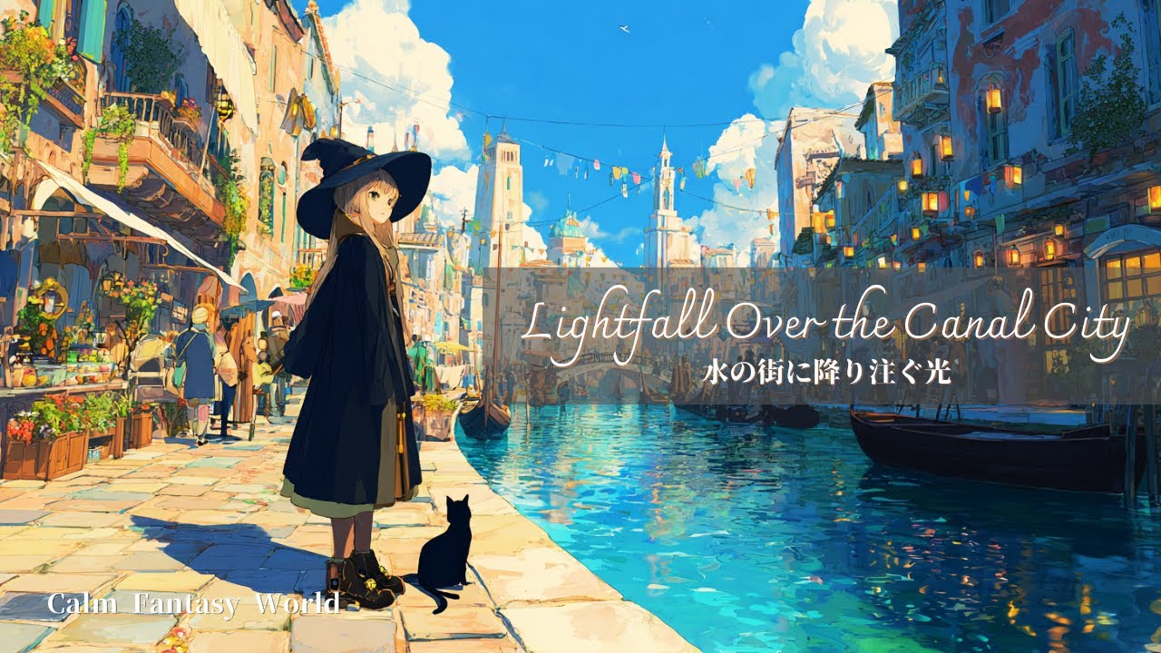 【Celtic Fantasy BGM】Lightfall Over the Canal City | Single Track