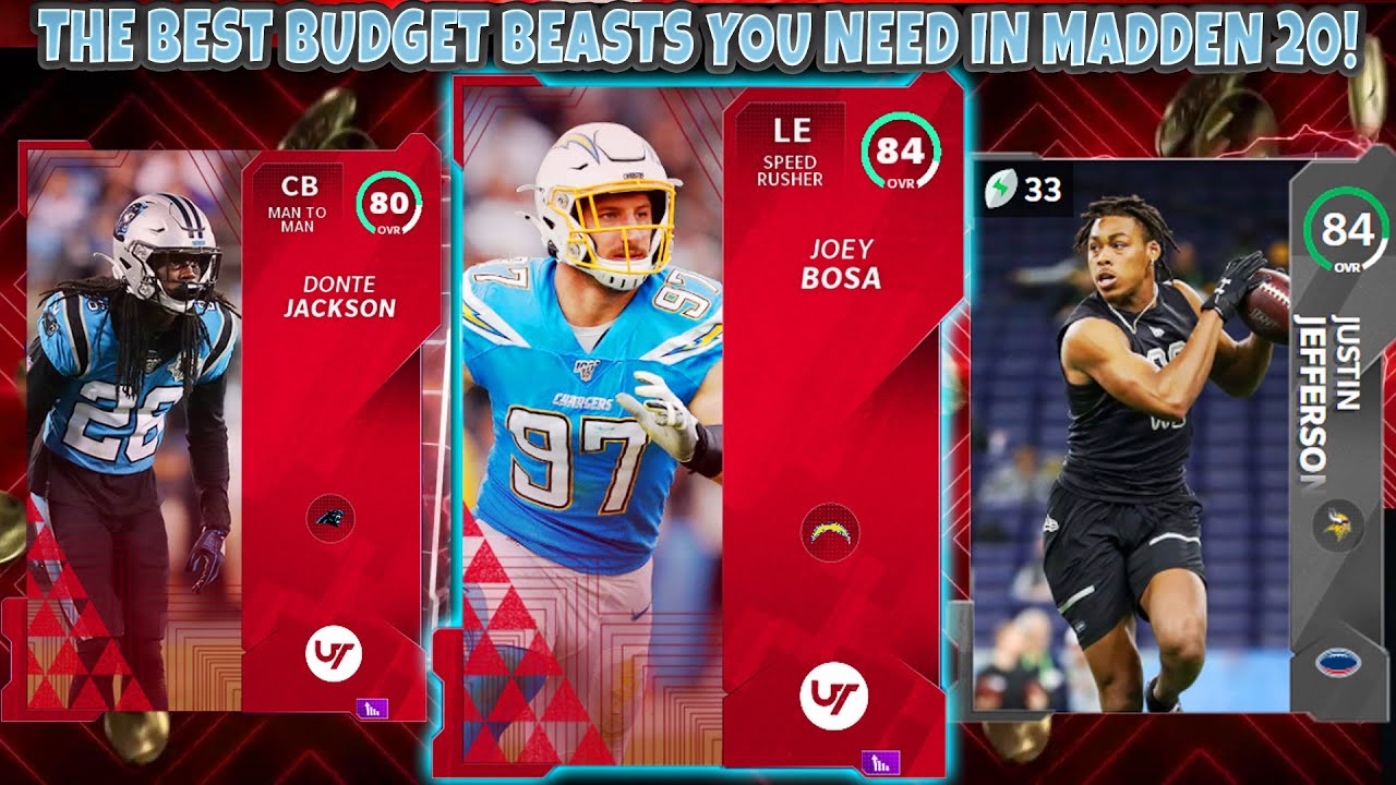 THE BEST BUDGET BEASTS IN MADDEN 21 YOU NEED RIGHT NOW! BEST BUDGET CARDS! | MADDEN 21 ULTIMATE TEAM