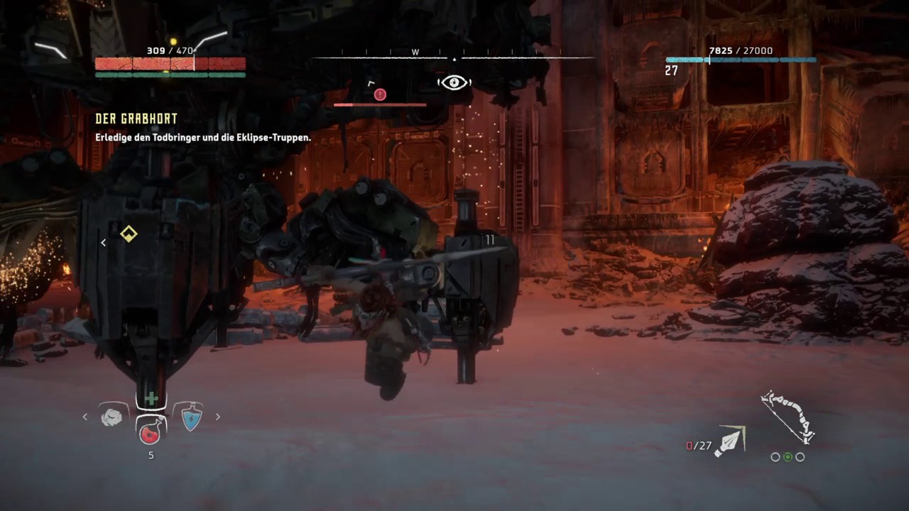 Horizon Zero Dawn Der Grabhort kampf gegen totbringer