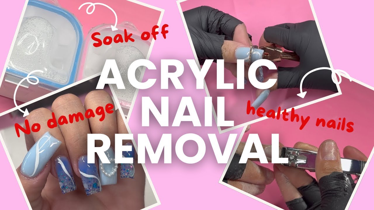 ACRYLIC NAIL REMOVAL // SOAK OFF NAILS