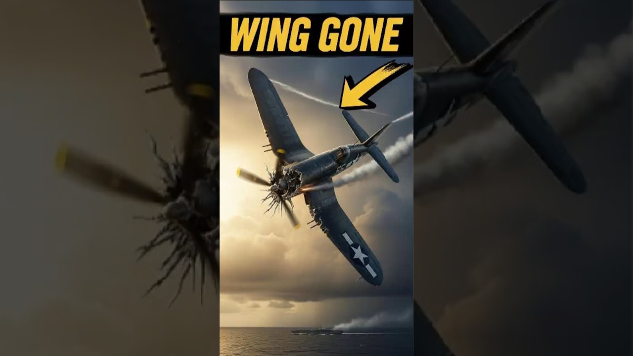 When His Entire Wing Ripped Off This Corsair Pilot Flew 40 Miles Sideways and Belly Landed onCarrier