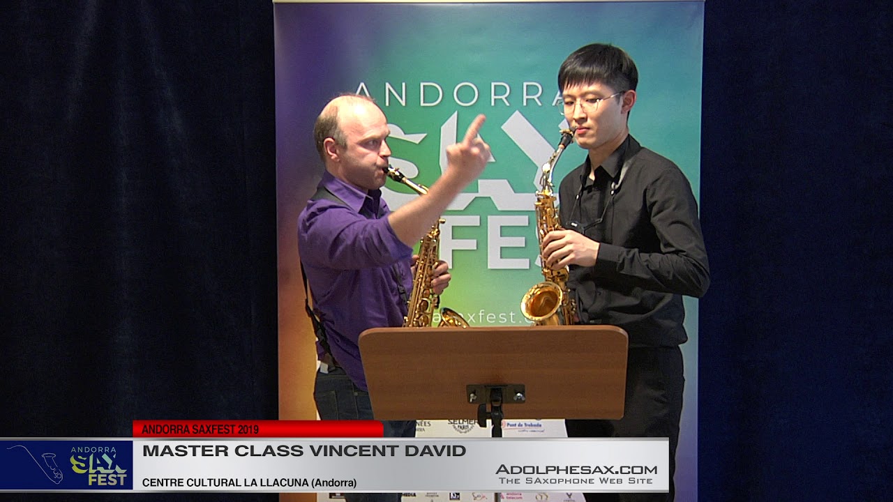 ANDORRA SAX FEST - Master Class Vincent David