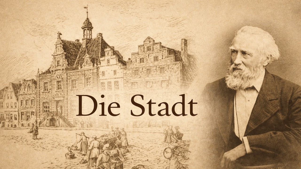 Die Stadt | Ein Stimmungsgedicht von Theodor Storm