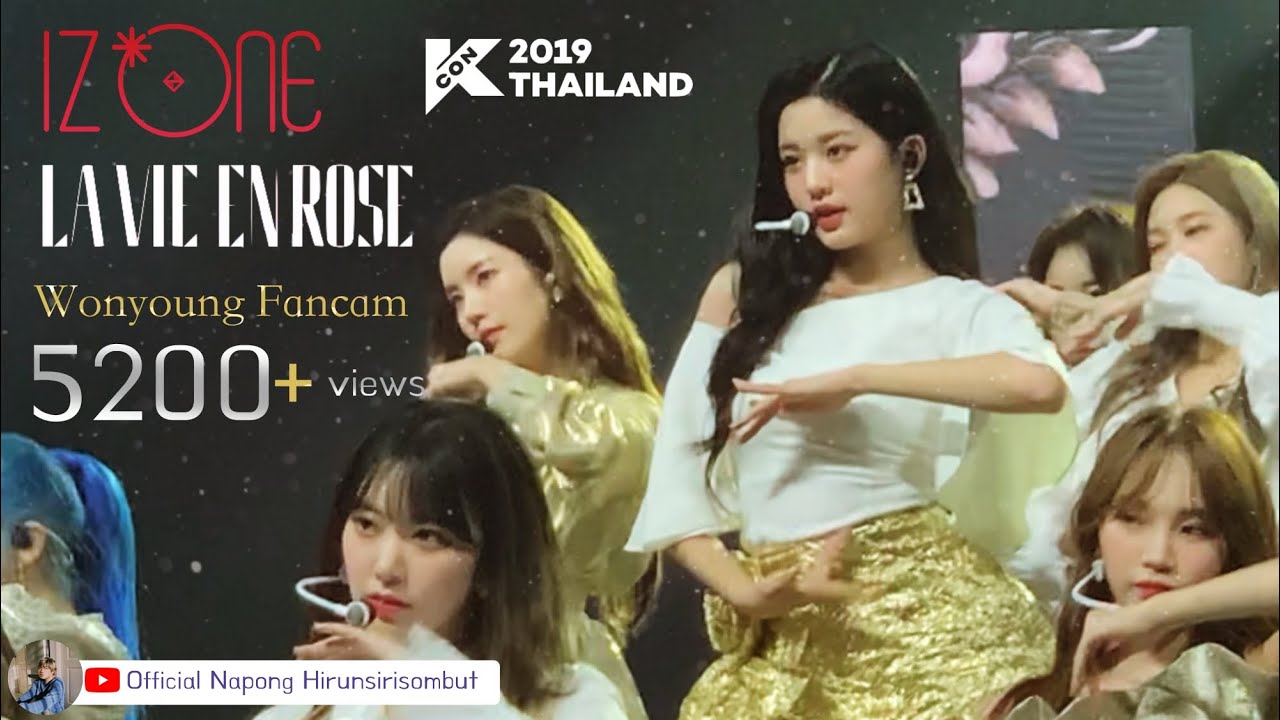 IZ*ONE (아이즈원) - La Vie en Rose | 🐰WONYOUNG Fancam (KCON THAILAND)