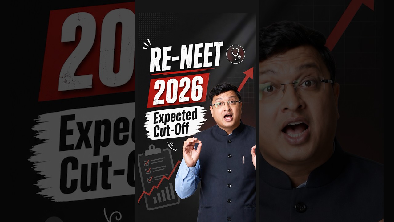 RE-NEET 2026 Expected Cut-Off Revealed || NV Sir Shorts #neet #shorts #nvsir
