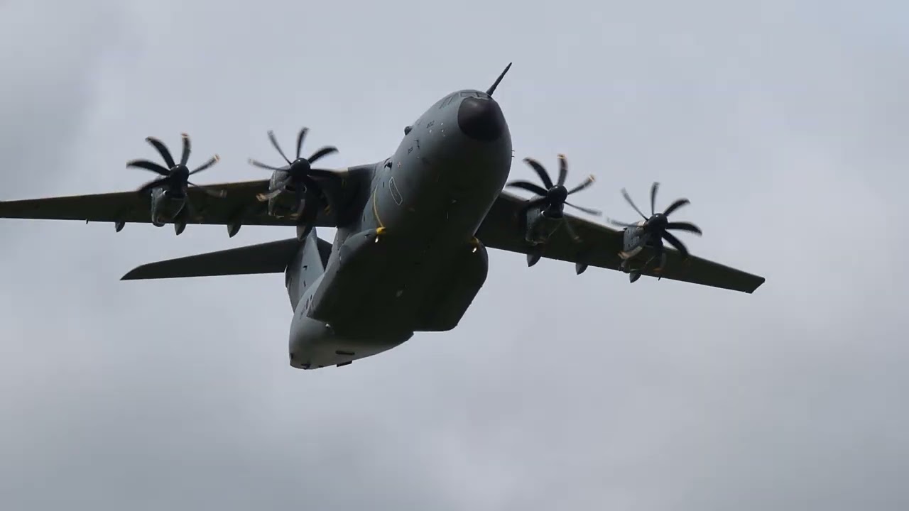 A400M flypast at RAF Cosford airshow 2026