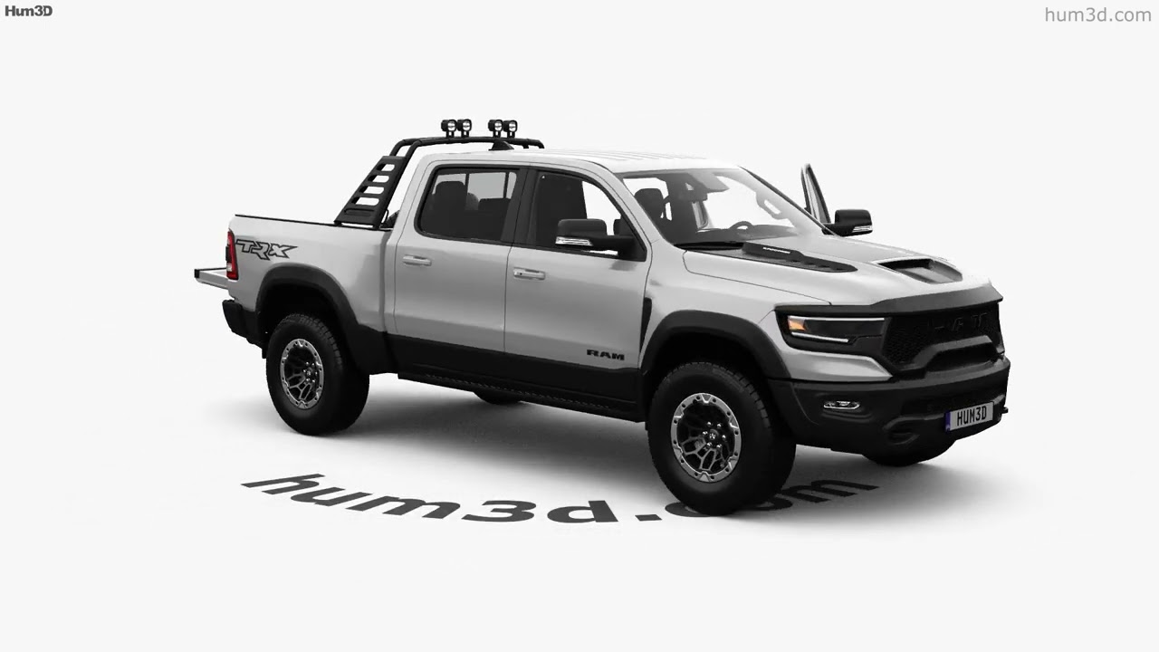 Ram 1500 Crew Cab TRX Mopar Performance Parts with HQ interior 2024 3D model by 3DModels.org
