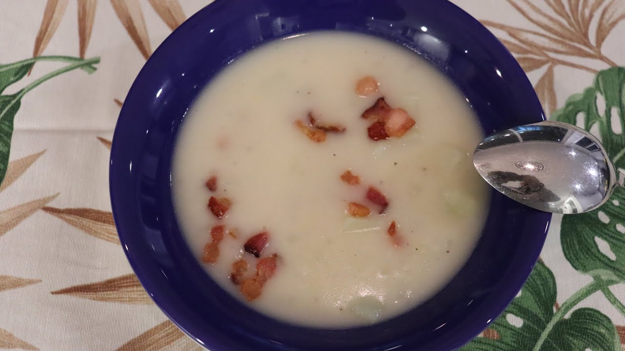 Sopa de batata cremosa  sopa do Outback