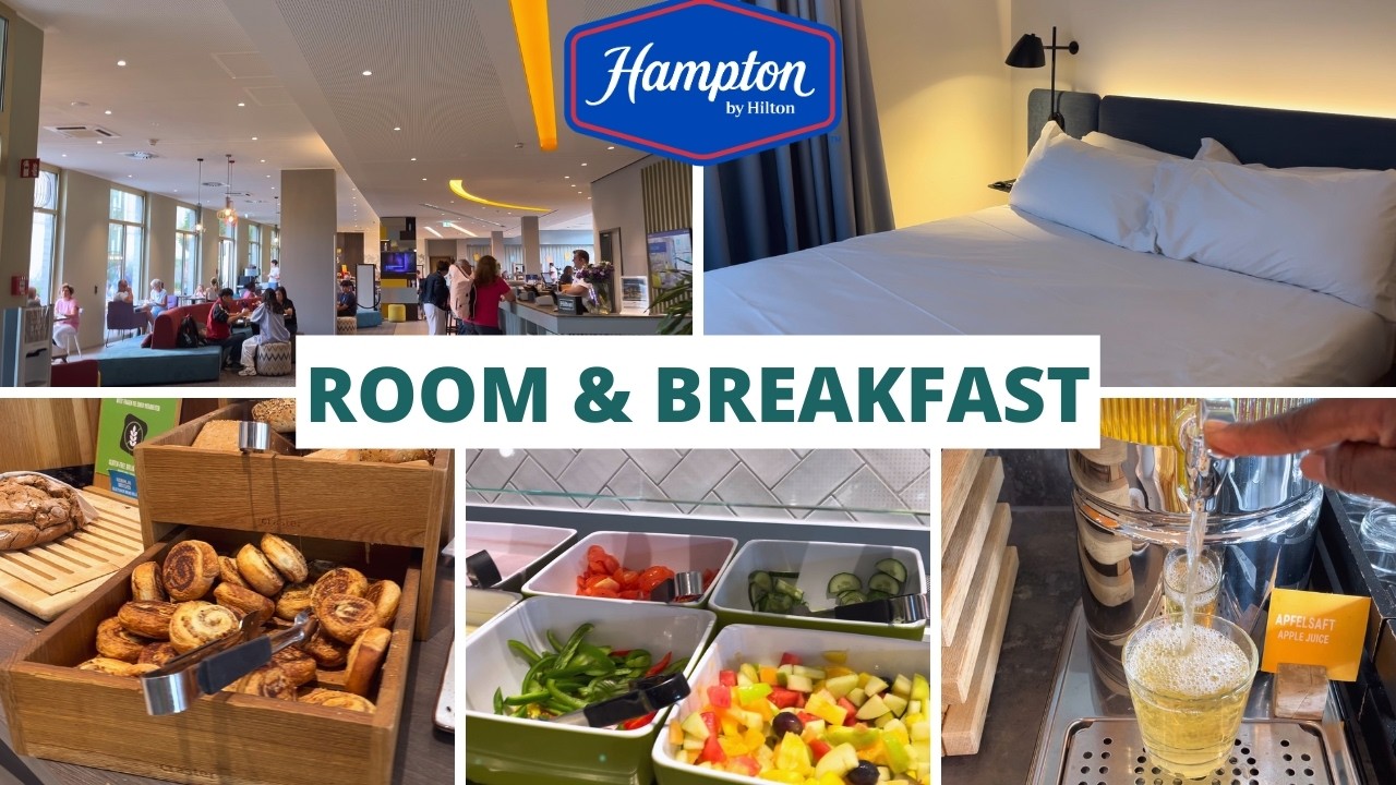 Hampton by Hilton Hotel Room Tour & Breakfast | A Calm and Comfortable Stay In Konstanz, Germany