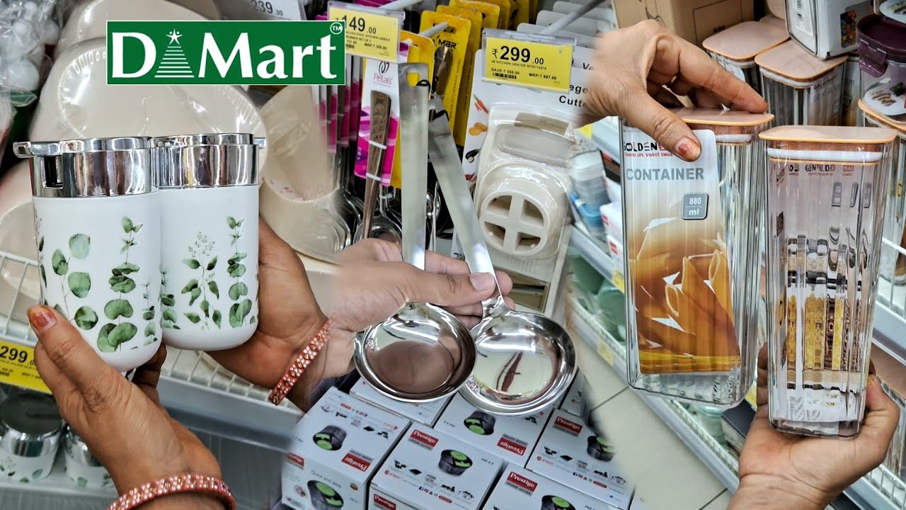 D MART All New kitchen products ! 🤩 big price drop / *ONLINE AVAILABLE* | dmart kitchen products