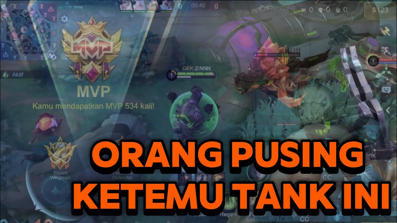 TANK YANG BUAT MUSUH PUSING ‼️ NEMENIN LAWAN FARMING ❗️MOBILE LEGEND